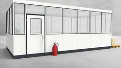 Hallenbüro 4-seitig 6,50 x 3,50 m 22,75 m² (HB4-6535)