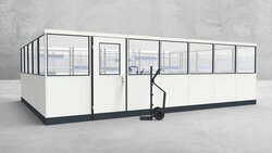 Stellwand 4-seitig 7,00 x 5,00 m 35 m² (SW4-7050)