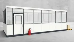 Hallenbüro 4-seitig 7,50 x 4,00 m 30 m² (HB4-7540)