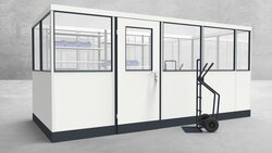 Stellwand 4-seitig 4,50 x 2,00 m 9 m² (SW4-4520)