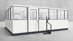 Stellwand 4-seitig 5,50 x 5,00 m 27,5 m² (SW4-5550)