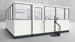 Stellwand 4-seitig 4,50 x 4,50 m 20,25 m² (SW4-4545)