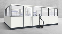 Stellwand 4-seitig 5,50 x 5,50 m 30,25 m² (SW4-5555)