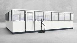 Stellwand 4-seitig 7,50 x 5,50 m 41,25 m² (SW4-7555)