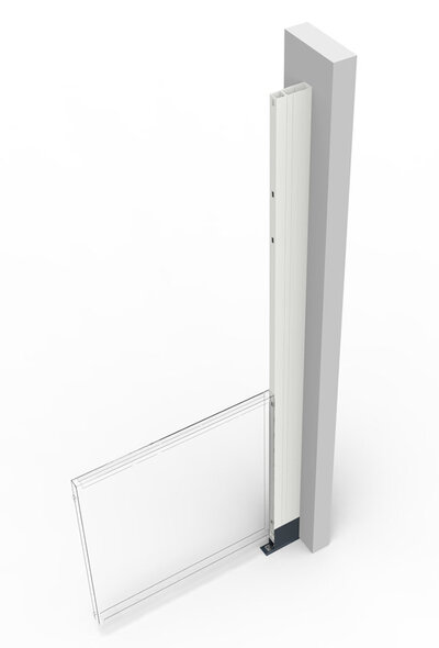 Erweiterter Wandanschluss für Raumsysteme