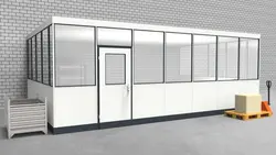 Hallenbüro 3-seitig 7,00 x 4,50 m 31,5 m² (HB3-7045)
