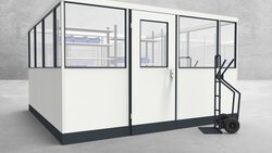 Stellwand 4-seitig 3,50 x 3,50 m 12,25 m² (SW4-3535)