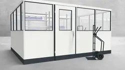 Stellwand 4-seitig 4,00 x 3,50 m 14 m² (SW4-4035)