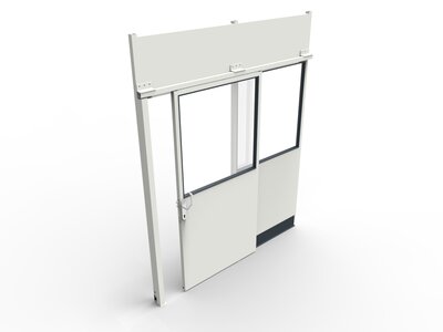 Einflügliges Schiebetürelement Rastergröße 4