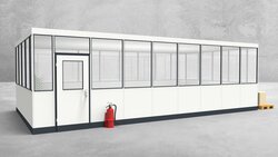 Hallenbüro 4-seitig 8,50 x 4,50 m 38,25 m² (HB4-8545)