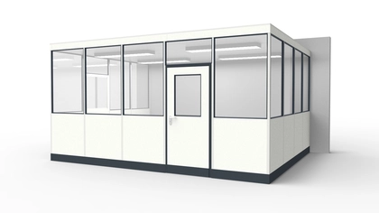 Hallenbüro, Systemraum aus dem System RS45 Hallenbüro, Systemraum in Produktionshalle oder Fabrik zur Unterteilung der einzelnen Bereiche