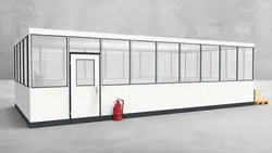 Hallenbüro 4-seitig 9,00 x 4,50 m 40,5 m² (HB4-9045)