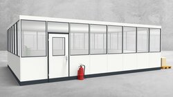 Hallenbüro 4-seitig 8,00 x 6,00 m 48 m² (HB4-8060)