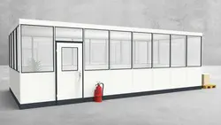 Hallenbüro 4-seitig 8,00 x 4,00 m 32 m² (HB4-8040)