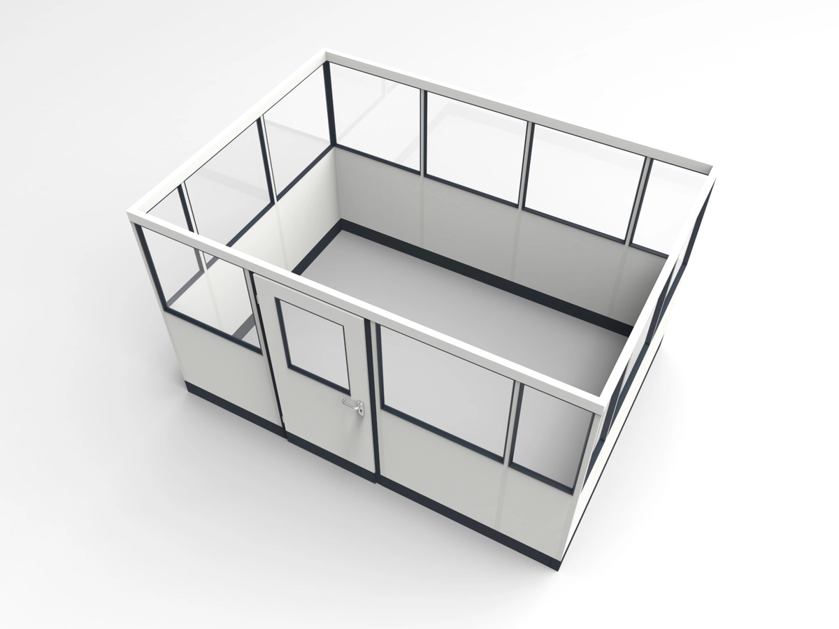 Wandanschluss für Stellwand 4-seitig 3,50 x 2,50 m System RS 45 von Becker Raumsysteme - Artikel SW4-3525