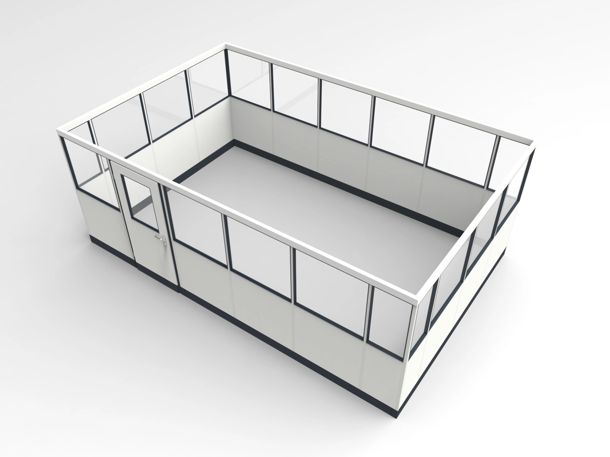 Wandanschluss für Stellwand 4-seitig 5,50 x 3,50 m System RS 45 von Becker Raumsysteme - Artikel SW4-5535