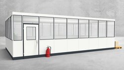 Hallenbüro 4-seitig 8,50 x 5,00 m 42,5 m² (HB4-8550)