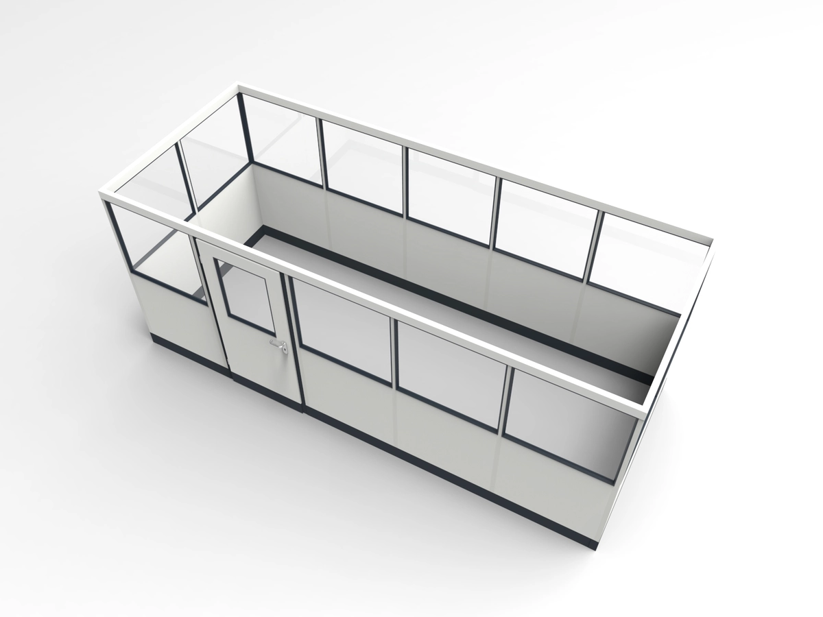 Wandanschluss für Stellwand 4-seitig 5,00 x 2,00 m System RS 45 von Becker Raumsysteme - Artikel SW4-5020