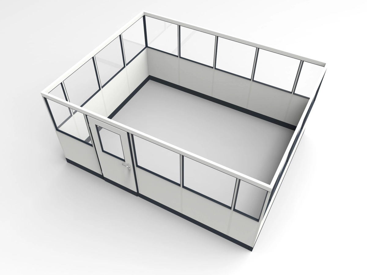Wandanschluss für Stellwand 4-seitig 4,50 x 3,50 m System RS 45 von Becker Raumsysteme - Artikel SW4-4535