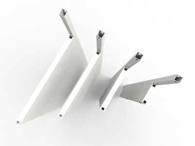 Rastergrößen Wandelemente System RS 45