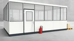 Hallenbüro 4-seitig 6,00 x 4,50 m 27 m² (HB4-6045)