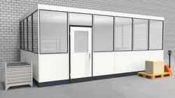 Hallenbüro 3-seitig 6,00 x 4,00 m 24 m² (HB3-6040)