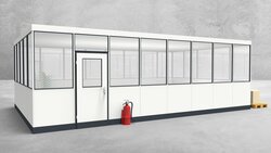 Hallenbüro 4-seitig 8,00 x 5,00 m 40 m² (HB4-8050)