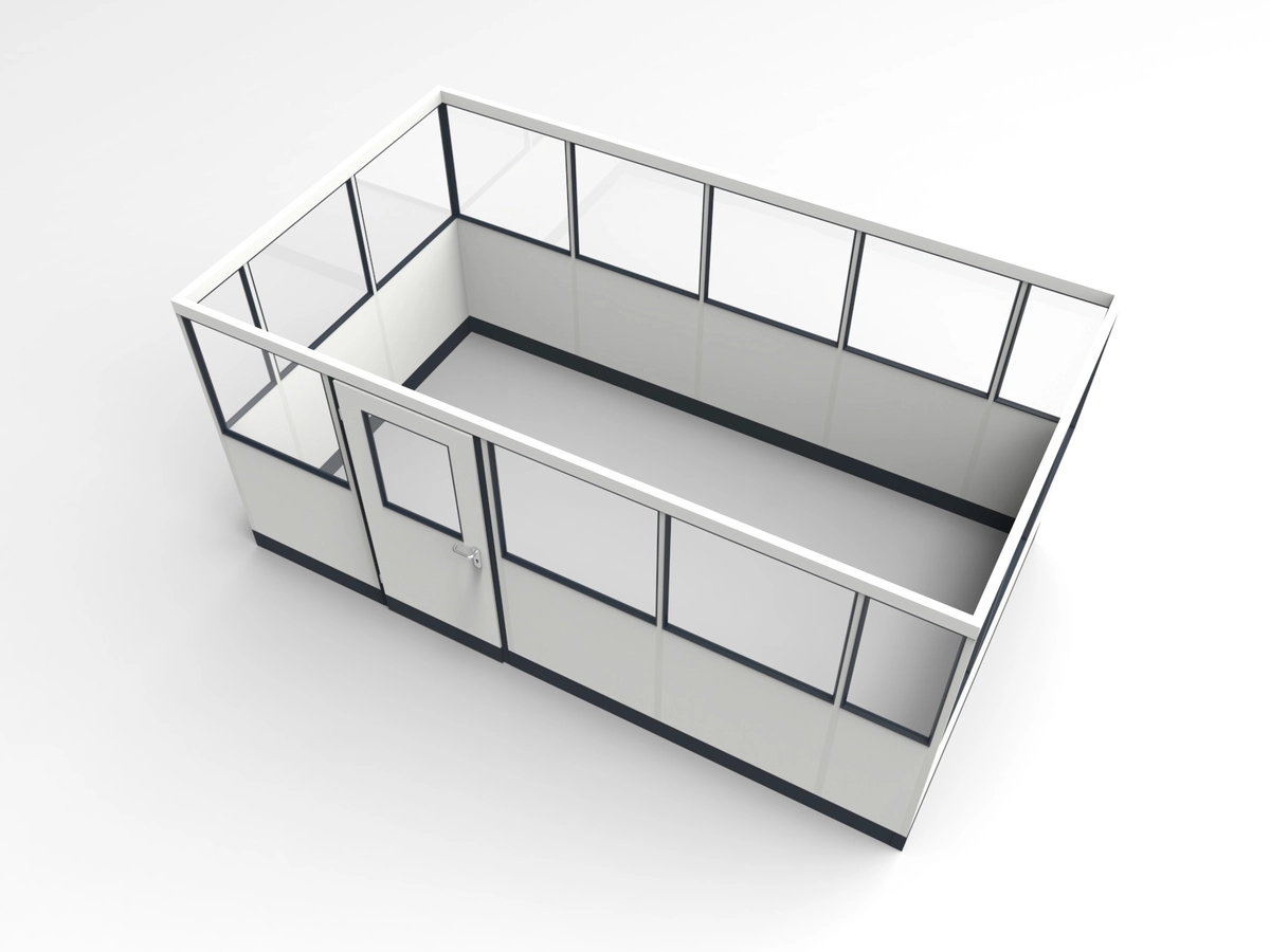 Wandanschluss für Stellwand 4-seitig 4,50 x 2,50 m System RS 45 von Becker Raumsysteme - Artikel SW4-4525