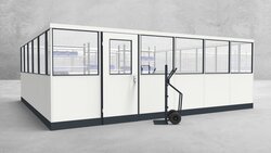 Stellwand 4-seitig 6,00 x 5,50 m 33 m² (SW4-6055)