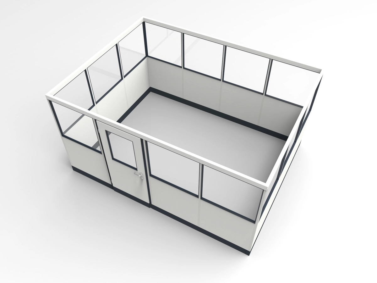 Wandanschluss für Stellwand 4-seitig 4,00 x 3,00 m System RS 45 von Becker Raumsysteme - Artikel SW4-4030