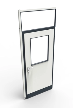 Türmittelsichtelement oberhalb verglast Türmittelsichtelement oberhalb verglast