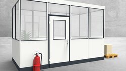 Hallenbüro 4-seitig 4,00 x 2,00 m 8 m² (HB4-4020)