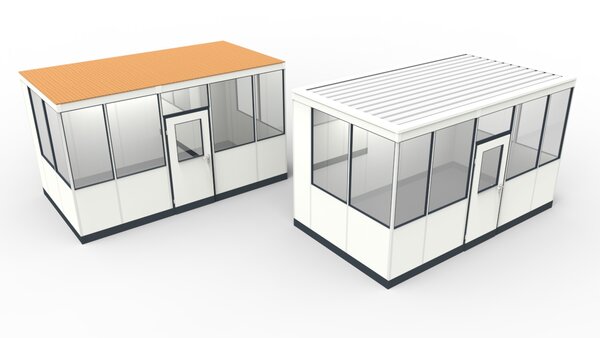 Brandverhalten und Brandschutz von Hallenbüros