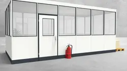 Hallenbüro 4-seitig 6,00 x 3,00 m 18 m² (HB4-6030)