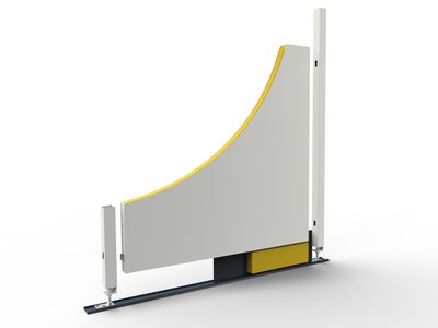 Schnittansicht eines Wandteils System RS 45