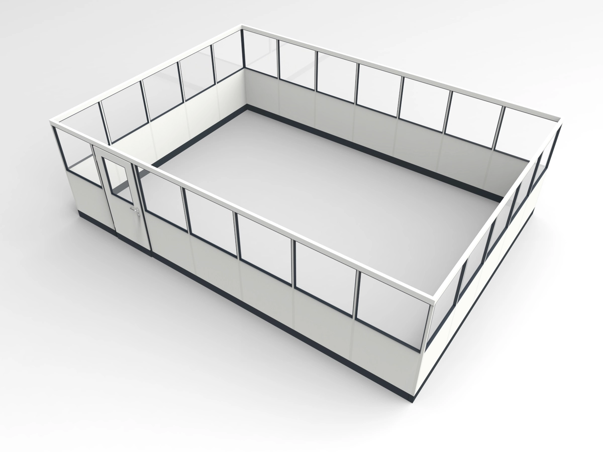 Wandanschluss für Stellwand 4-seitig 5,00 x 3,50 m System RS 45 von Becker Raumsysteme - Artikel SW4-5035