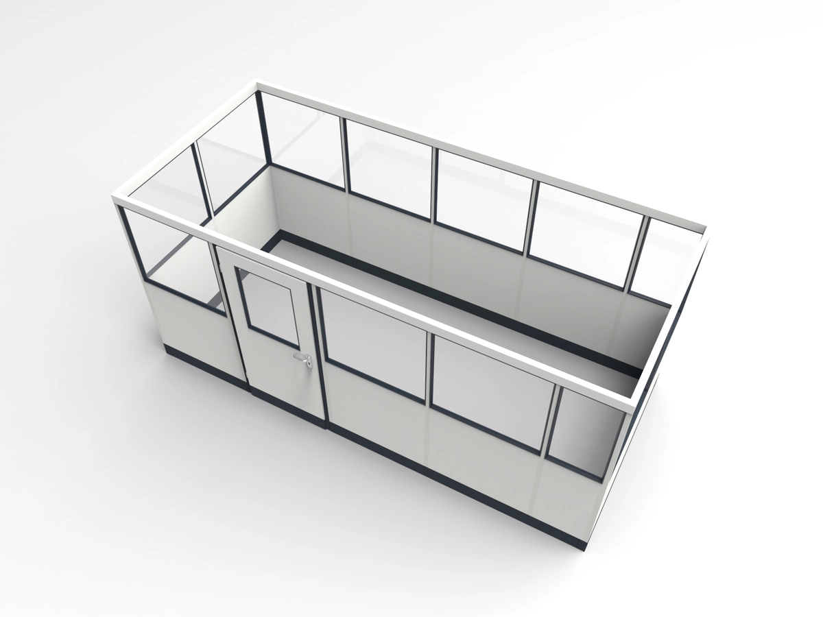 Wandanschluss für Stellwand 4-seitig 4,50 x 2,00 m System RS 45 von Becker Raumsysteme - Artikel SW4-4520