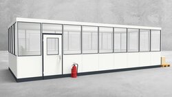 Hallenbüro 4-seitig 9,00 x 4,00 m 36 m² (HB4-9040)