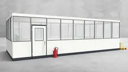 Hallenbüro 4-seitig 9,00 x 4,00 m 36 m² (HB4-9040)