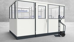 Stellwand 4-seitig 3,50 x 2,50 m 8,75 m² (SW4-3525)