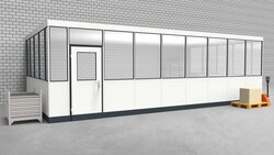 Hallenbüro 3-seitig 8,50 x 4,50 m 38,25 m² (HB3-8545)