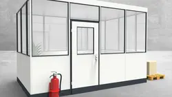 Hallenbüro 4-seitig 4,00 x 2,50 m 10 m² (HB4-4025)