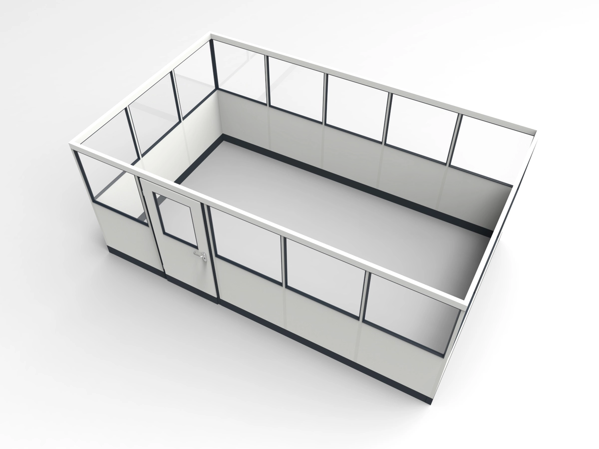 Wandanschluss für Stellwand 4-seitig 5,00 x 3,00 m System RS 45 von Becker Raumsysteme - Artikel SW4-5030