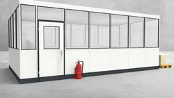 Hallenbüro 4-seitig 6,50 x 4,00 m 26 m² (HB4-6540)