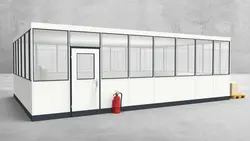 Hallenbüro 4-seitig 8,00 x 5,50 m 44 m² (HB4-8055)