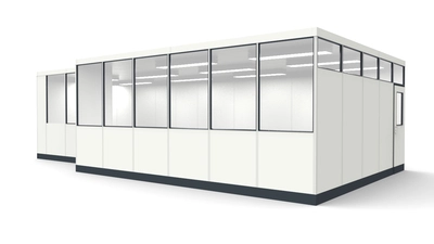 Lagerbüros aus vorgefertigten Bauteilen Lagerbüros zur Unterstützung den Überblick im Produktionsprozess zu behalten