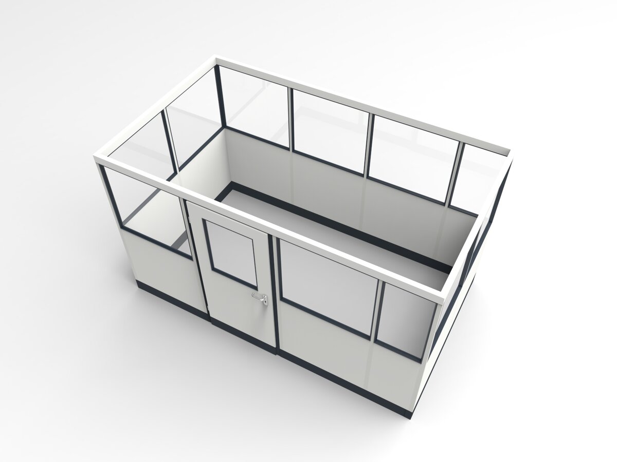 Wandanschluss für Stellwand 4-seitig 3,50 x 2,00 m System RS 45 von Becker Raumsysteme - Artikel SW4-3520