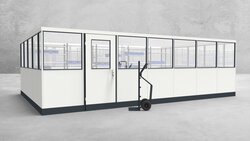 Stellwand 4-seitig 7,00 x 4,50 m 31,5 m² (SW4-7045)