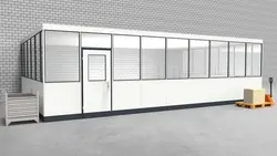 Hallenbüro 3-seitig 9,00 x 5,50 m 49,5 m² (HB3-9055)