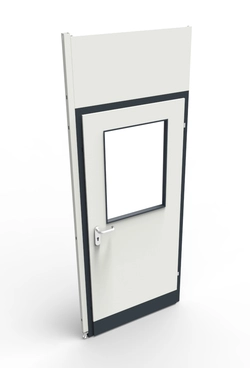 Türmittelsichtelement oberhalb geschlossen Türmittelsichtelement oberhalb geschlossen